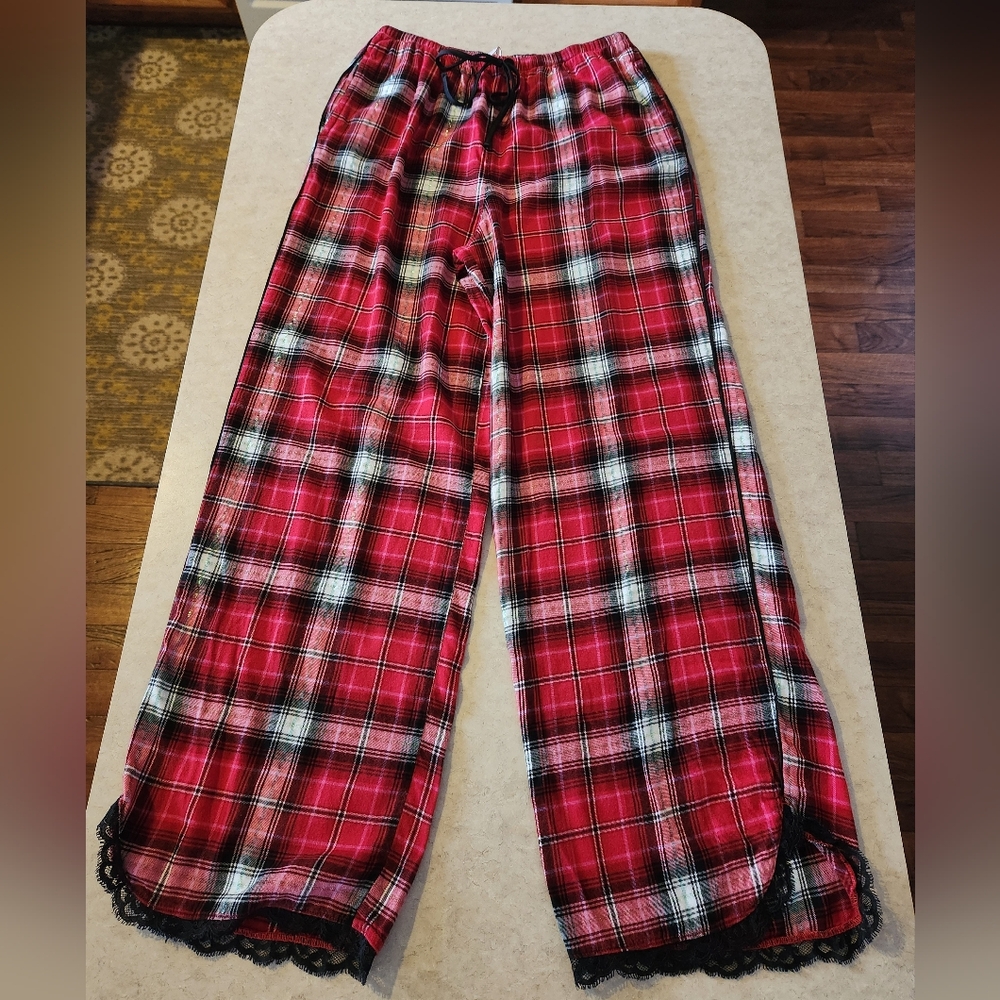 Victoria's Secret Red Plaid Pajama Pants